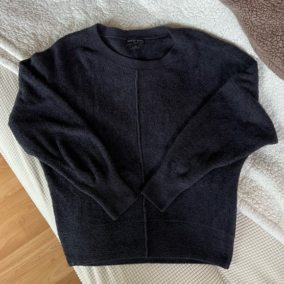 Barefoot Dreams CozyChicLite Dolman Pullover Sweater Size S Deep Jade - Picture 6 of 13